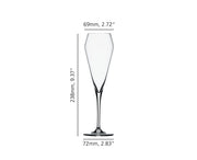 Spiegelau - Willsberger Anniversary - Champagne Glass (Set of 4) | 8.5 oz - Limolin 