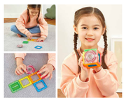 Magformers Spin Plus 6-Piece Set – children building with spinner pieces