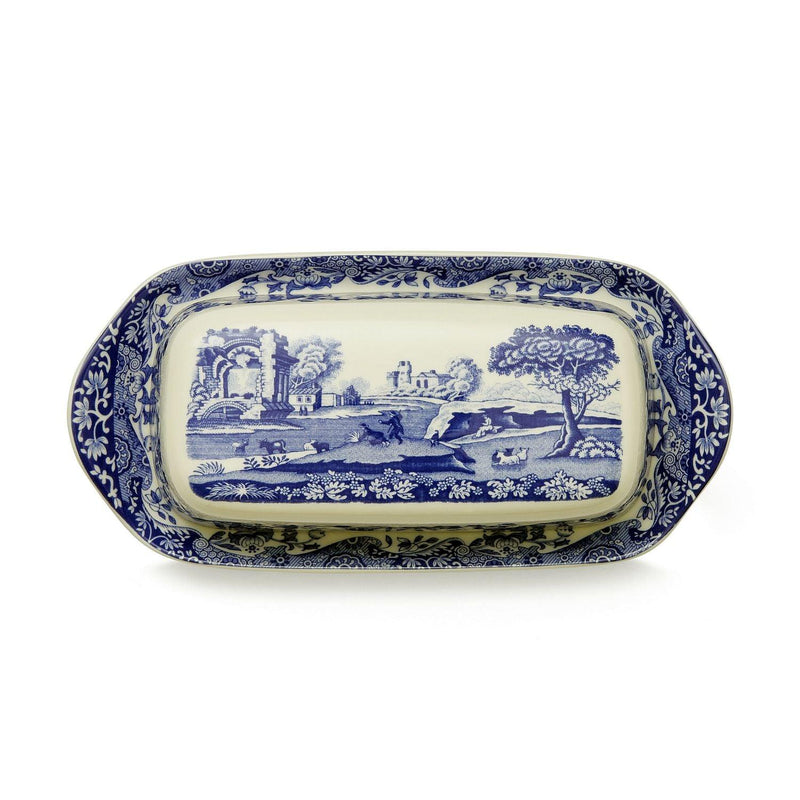 Spode - Blue Italian - Butter Dish - Limolin 