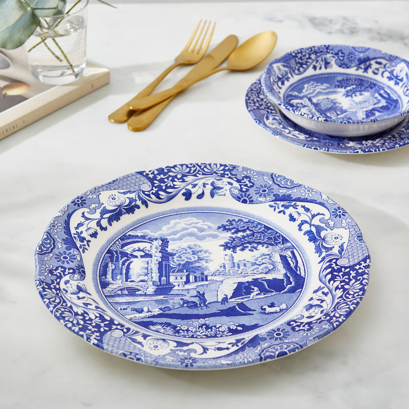 Spode - Blue Italian - Dinner Plate (Set of 4) - Limolin 
