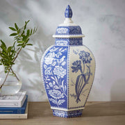 Spode - Blue Italian - Ginger Jar 15.5 Floral - Limolin 