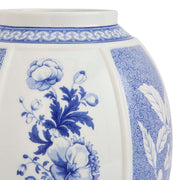Spode - Blue Italian - Panel Vase 10 British Flowers - Limolin 