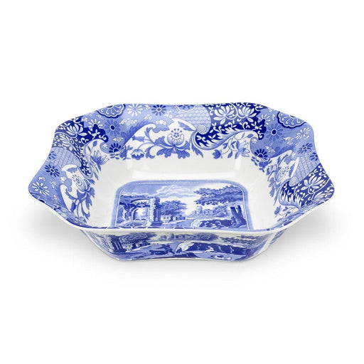 Spode - Blue Italian - Square Salad Bowl - Limolin 