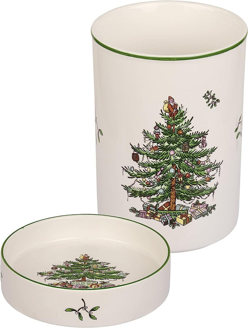 Spode - Christmas Tree - 2Pc Wine Chiller & Coaster Set - Limolin 