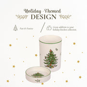Spode - Christmas Tree - 2Pc Wine Chiller & Coaster Set - Limolin 