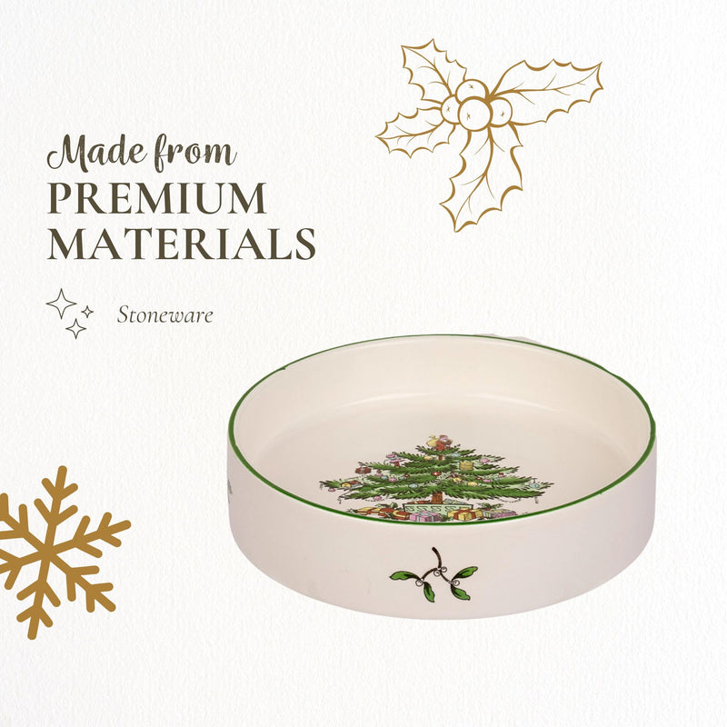 Spode - Christmas Tree - 2Pc Wine Chiller & Coaster Set - Limolin 