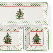 Spode - Christmas Tree - 3Pc Nesting Trays Polka Dot - Limolin 
