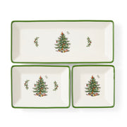 Spode - Christmas Tree - 3Pc Nesting Trays Traditional - Limolin 