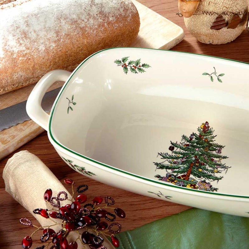 Spode - Christmas Tree - Bread Basket - Limolin 