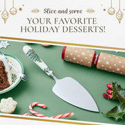 Spode - Christmas Tree - Cake Slice | 10 In - Limolin 