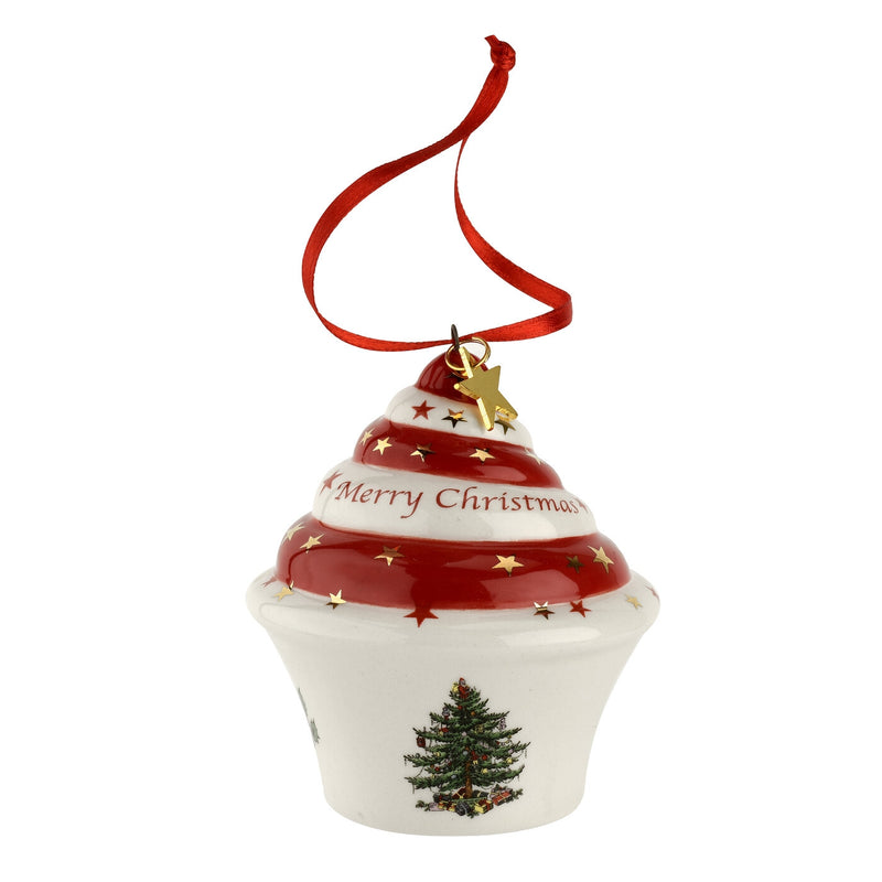 Spode - Christmas Tree - Cupcake Ornament - Limolin 