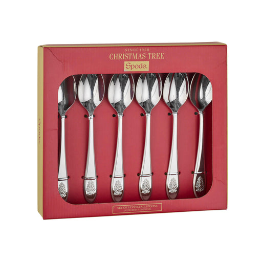 Spode - Christmas Tree - Dessert Spoons (Set of 6) - Limolin 