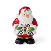 Spode - Black & White Figural - Santa Candy Jar - Limolin 