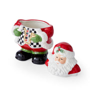 Spode - Black & White Figural - Santa Candy Jar - Limolin 