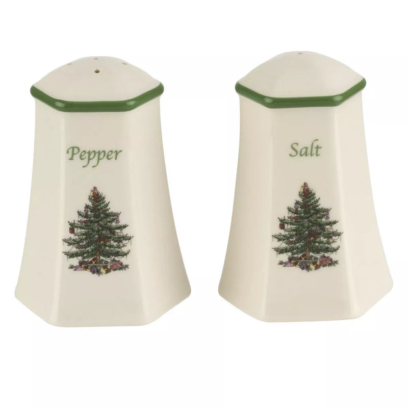 Spode - Christmas Tree - Hexagonal Salt & Pepper Set - Limolin 