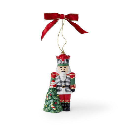 Spode - Christmas Tree - Houndstooth Nutcracker Ornament - Limolin 