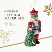 Spode - Christmas Tree - Houndstooth Nutcracker Ornament - Limolin 