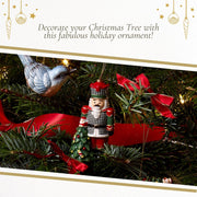 Spode - Christmas Tree - Houndstooth Nutcracker Ornament - Limolin 