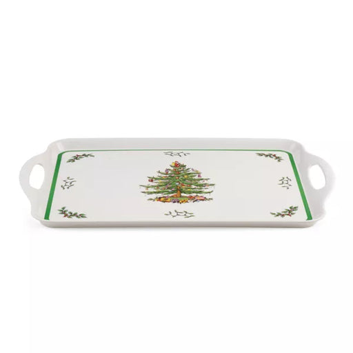 Spode - Christmas Tree - Large Melamine Handled Tray - Limolin 