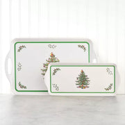 Spode - Christmas Tree - Large Melamine Handled Tray - Limolin 