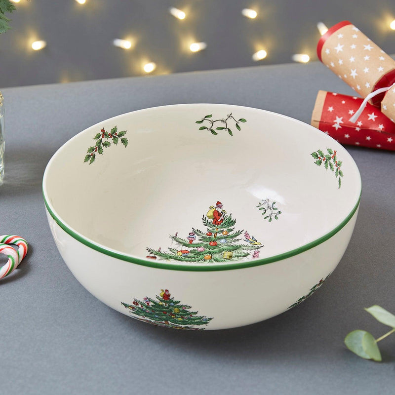 Spode - Christmas Tree - Large Round Bowl - Limolin 