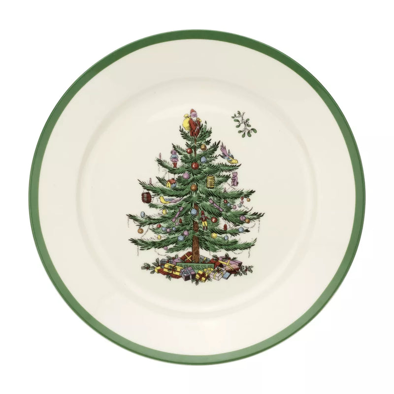 Spode - Christmas Tree - Lunchon Plate | 9 inch - Limolin 