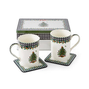 Spode - Christmas Tree - Mug, Tin & Coaster 2024 5Pc Set - Limolin 
