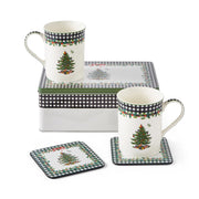 Spode - Christmas Tree - Mug, Tin & Coaster 2024 5Pc Set - Limolin 