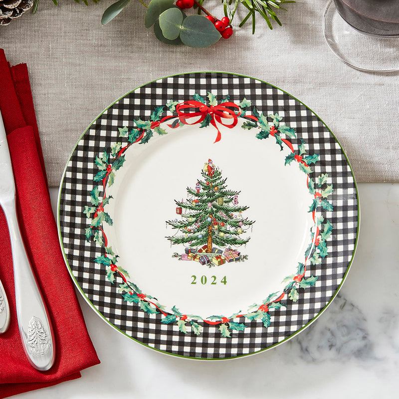 Spode - Christmas Tree - Plate 2024 Annual Collector | 8 Inch - Limolin 