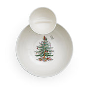 Spode - Christmas Tree - Polka Dot Tiered Chip N Dip - Limolin 