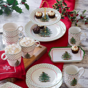 Spode - Christmas Tree - Polka Dot Travel Mug | 8 Oz - Limolin 