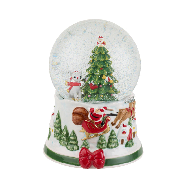 Spode - Christmas Tree - Rudolph Snow Globe - Limolin 