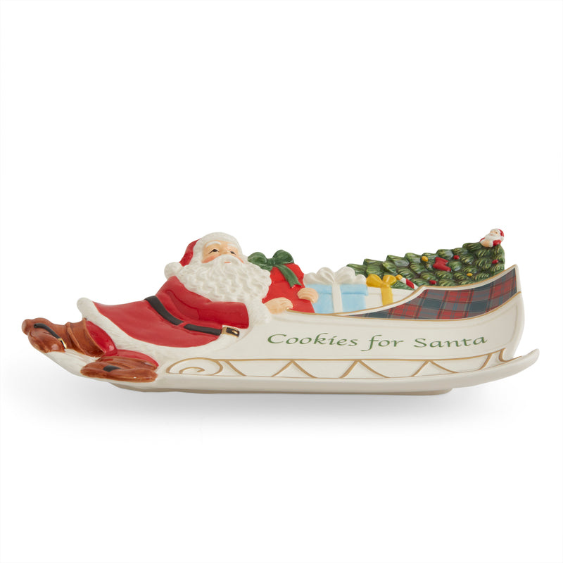Spode - Christmas Tree - Santa Sleigh Cookies For Santa - Limolin 