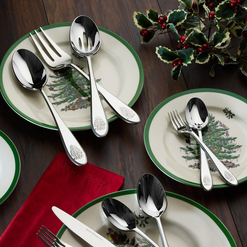 Spode - Christmas Tree - Serving Fork | 10 Inch - Limolin 