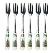 Spode - Christmas Tree - Set of 6 Pastry Forks - Limolin 