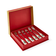 Spode - Christmas Tree - Set of 6 Pastry Forks - Limolin 