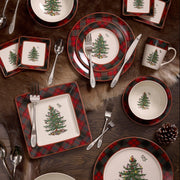 Spode - Christmas Tree - Tartan Buffet Plate - Limolin 