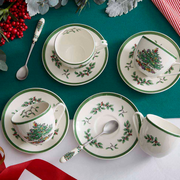 Spode - Christmas Tree - Teacup & Saucer | 7 Oz - Limolin 