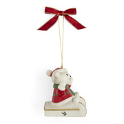 Spode - Christmas Tree - Teddy On A Sleigh Ornament - Limolin 