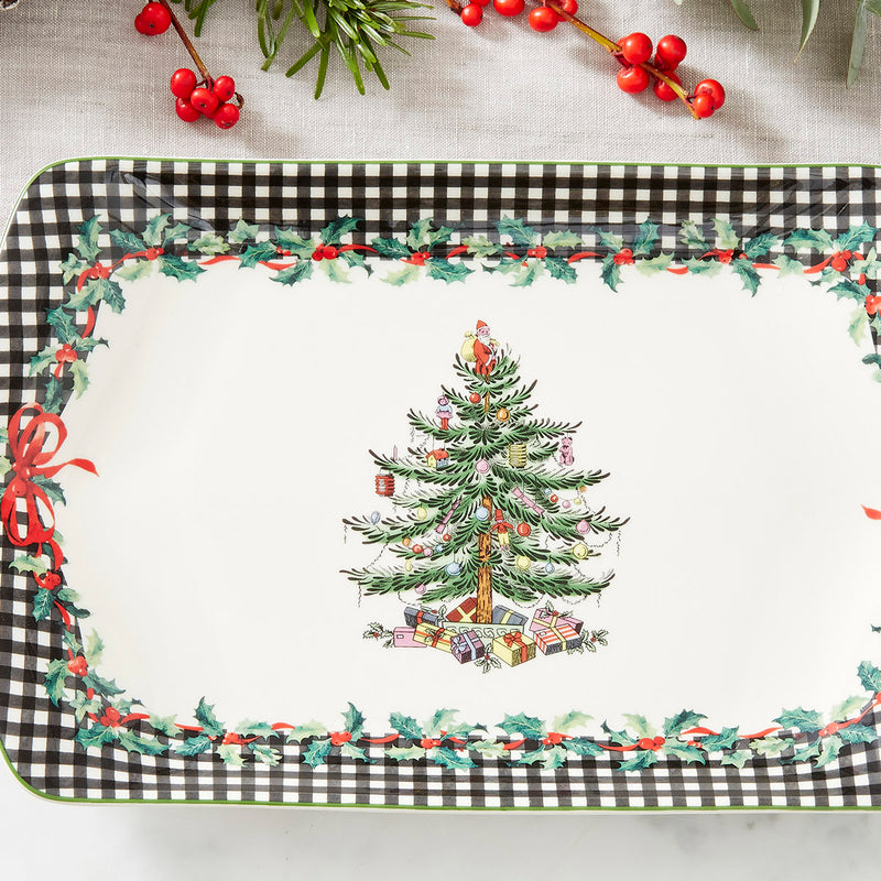 Spode - Christmas Tree - Tray 2024 Annual Dessert | 12 Inch - Limolin 