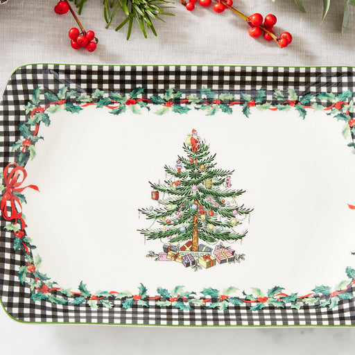 Spode - Christmas Tree - Tray 2024 Annual Dessert | 12 Inch - Limolin 