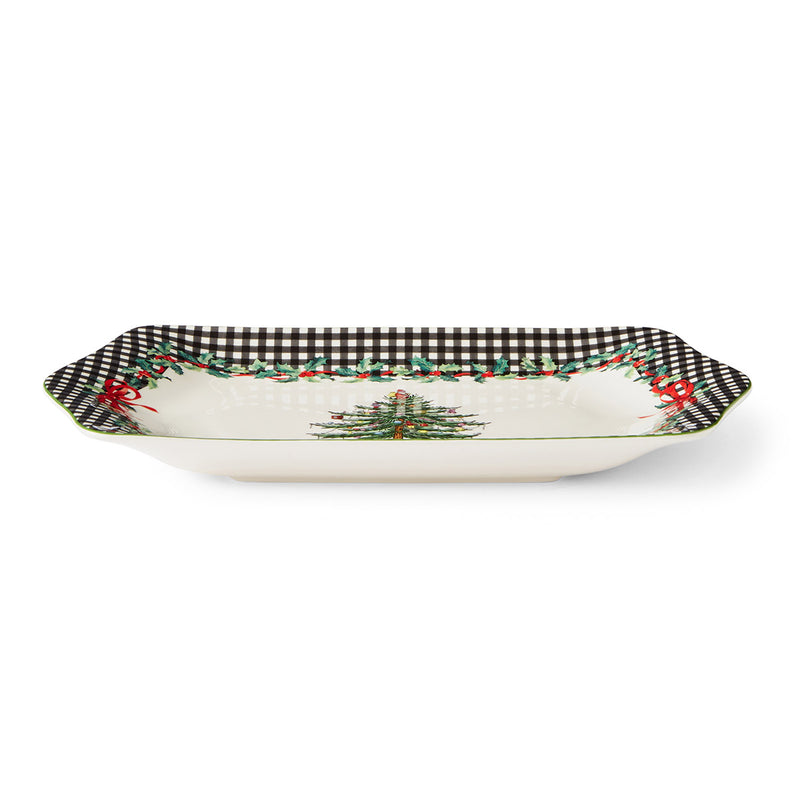 Spode - Christmas Tree - Tray 2024 Annual Dessert | 12 Inch - Limolin 
