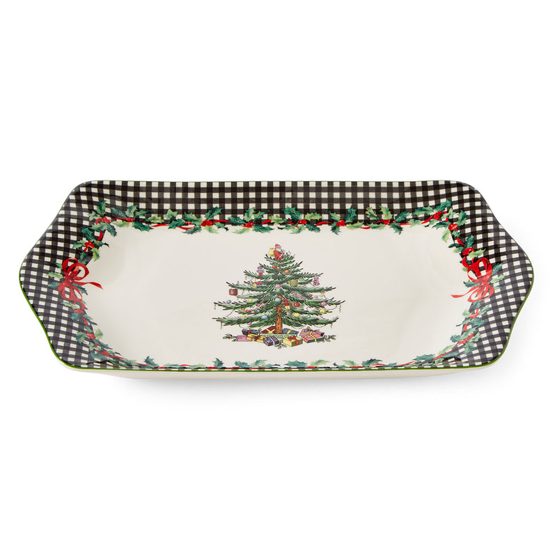 Spode - Christmas Tree - Tray 2024 Annual Dessert | 12 Inch - Limolin 
