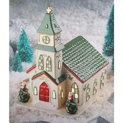 Spode - Christmas Tree - Village Led Church - Limolin 