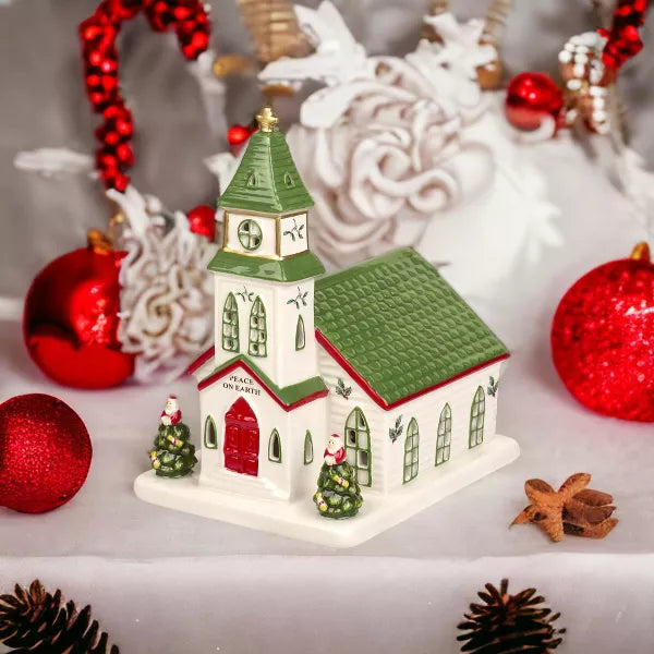 Spode - Christmas Tree - Village Led Church - Limolin 