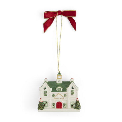 Spode - Christmas Village Train Station Led Ornament - Limolin 