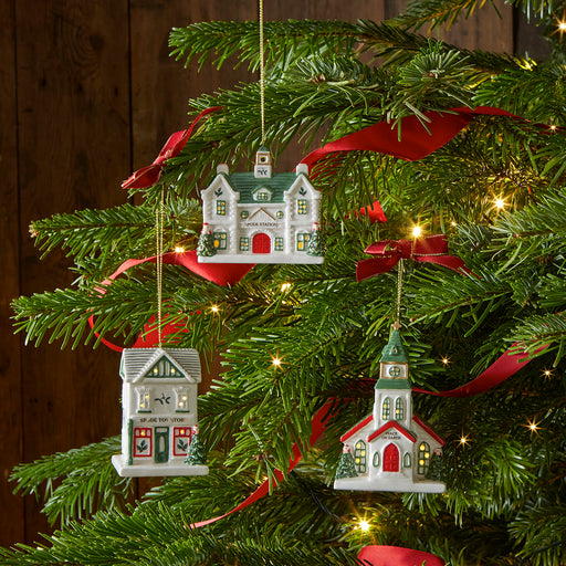 Spode - Christmas Village Train Station Led Ornament - Limolin 