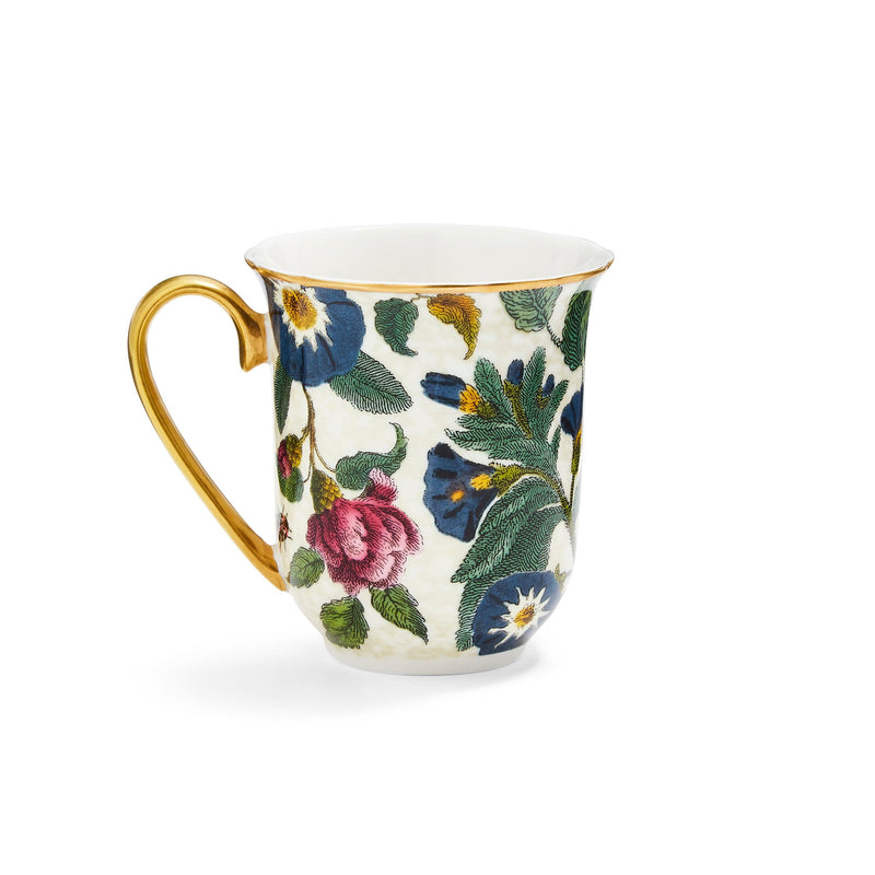 Spode - Creatures of Curiosity - Cream Floral Mug - Limolin 
