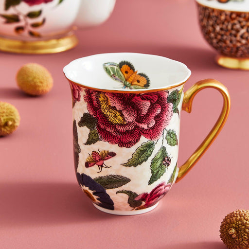 Spode - Creatures of Curiosity - Cream Floral Mug - Limolin 