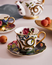 Spode - Creatures of Curiosity - Dark Teacup & Saucer - Limolin 